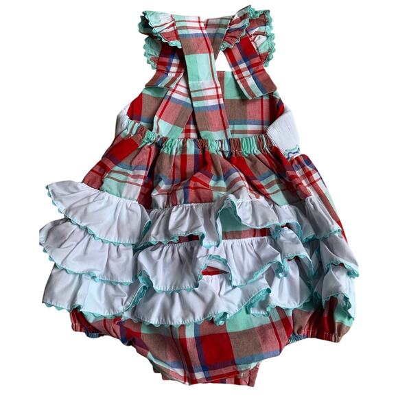 Classic Whimsy Smocked Sailboat Bubble size 9 mo - Picture 3 of 3